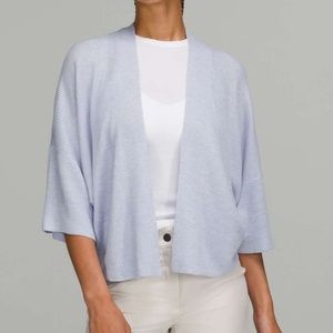 Lululemon Boxy Cashlu Knit Wrap NWT